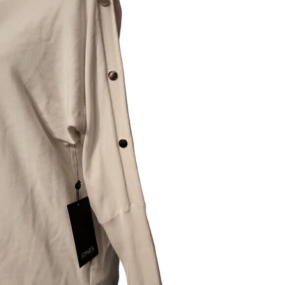 JONES NEW YORK Womens Beige Long Sleeve Boat Neck Wear Size M - Picture 5 of 5